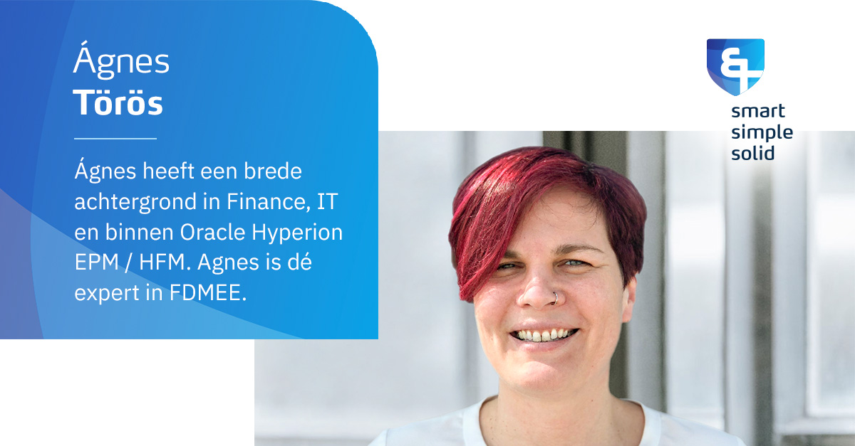 Agnes is dé expert in FDMEE