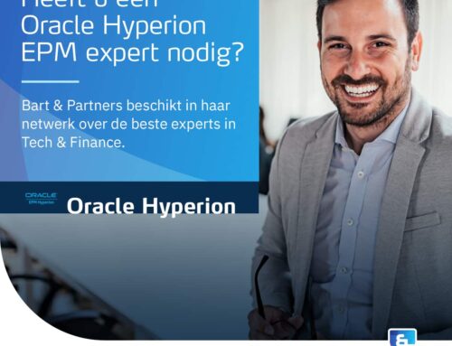 Heeft u een Oracle Hyperion EPM expert nodig?