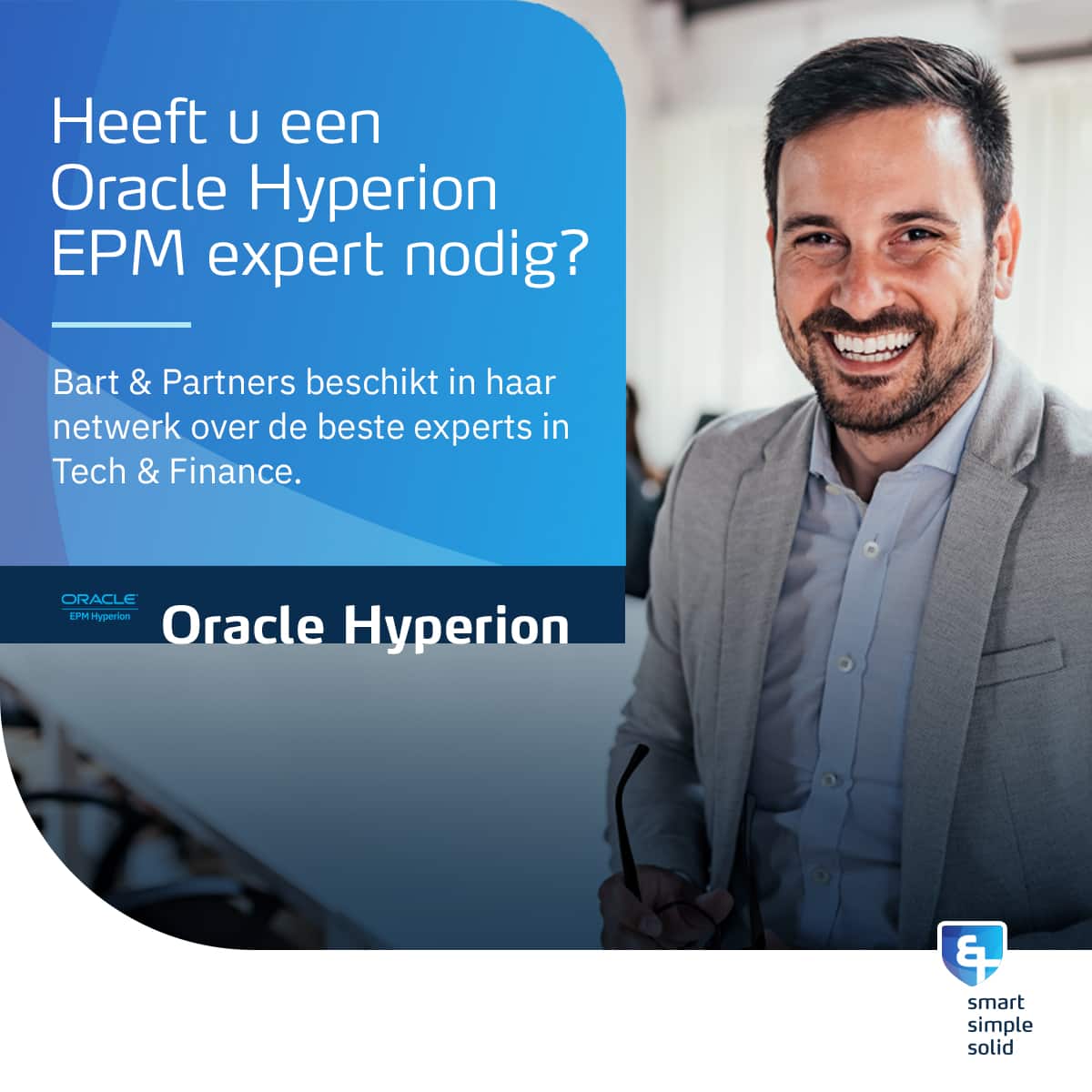 Heeft u een Oracle Hyperion EPM expert nodig?