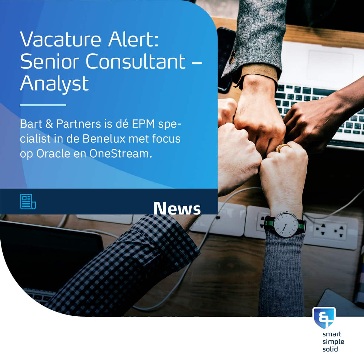 Vacancy Alert - Senior Consultant - Analyst