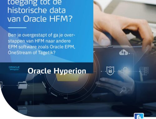 Heb jij directe toegang tot de historische data van Oracle HFM?